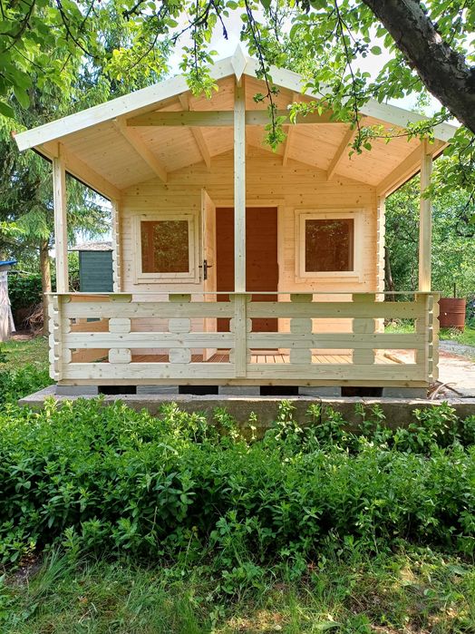 Domek drewniany 350x300cm+200 cm ,domek, ogrodowy ,altana ściana 40