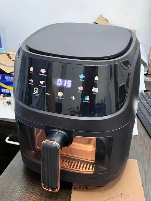 Електричний аерогриль аерофритюрниця мультипіч QF-605 Без олії 8л