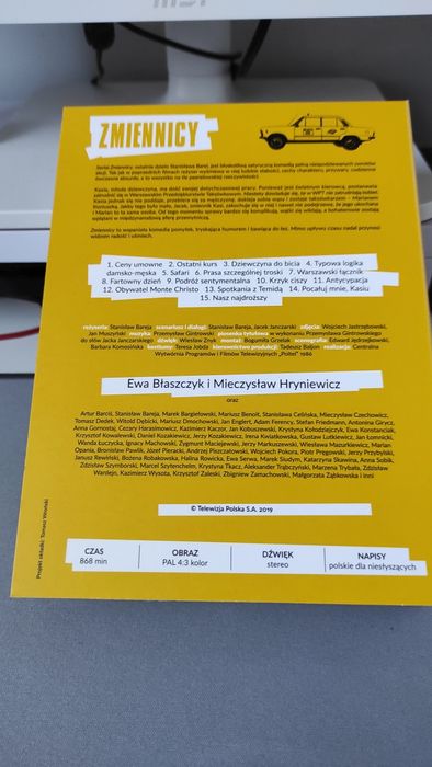 Zmiennicy 5x DVD Bareja - jak nowe