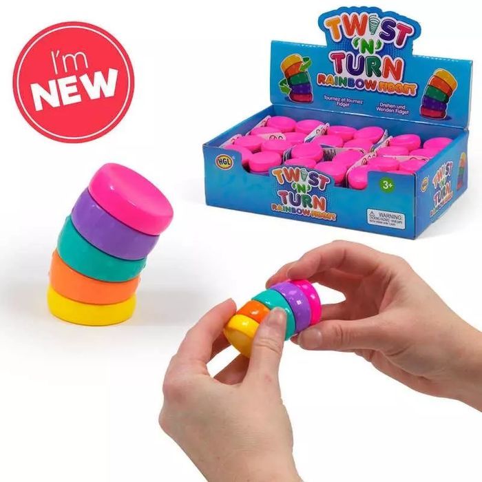 Tęczowy fidget Twist n Turn. One for Fun