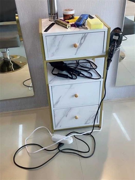 Armário de Beleza Marmorizado Novo