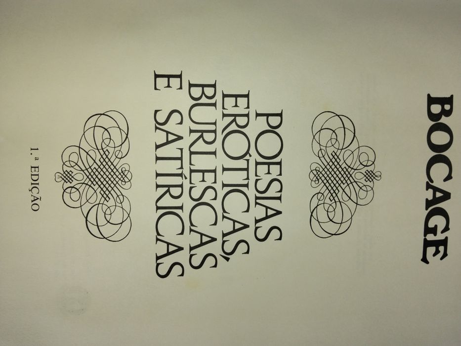 Livro Bocage Poesias Eroticas