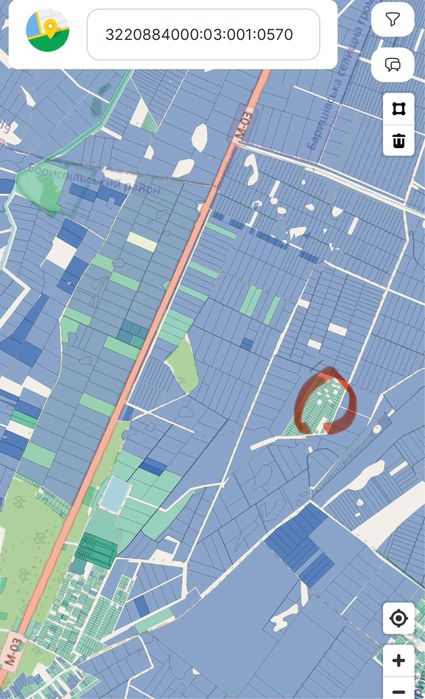 Земельна ділянка Іванків Бориспіль р-н