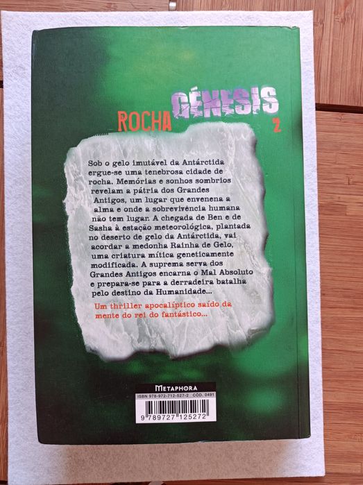 Livro * GÉNESIS 2 - ROCHA * Editora Metaphora