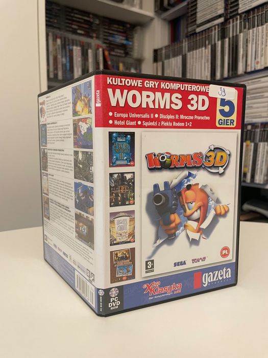 Worms 3D i inne, PC, Polska wersja