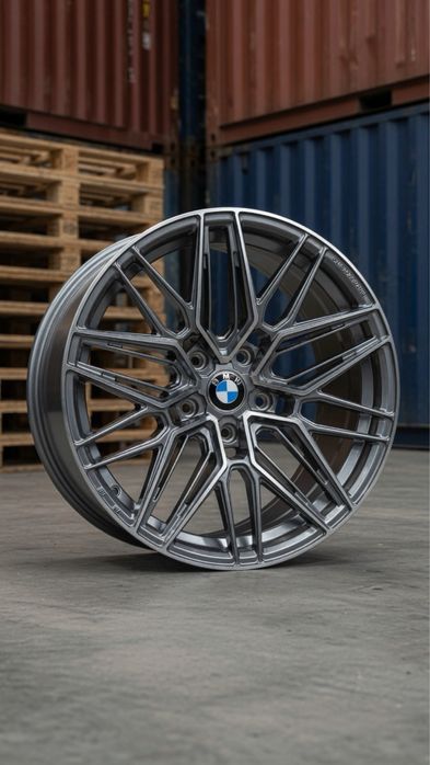 Нові диски R18 5x120 BMW E90 E91 E92 E93 F30 F31 F32 F33 F36 F10 F11 F01 F02 F12 F13 X1 E84 X3 E83 F25 X4 F26 F20 F21 3 4 5 6 7 серії сірі з проточкою