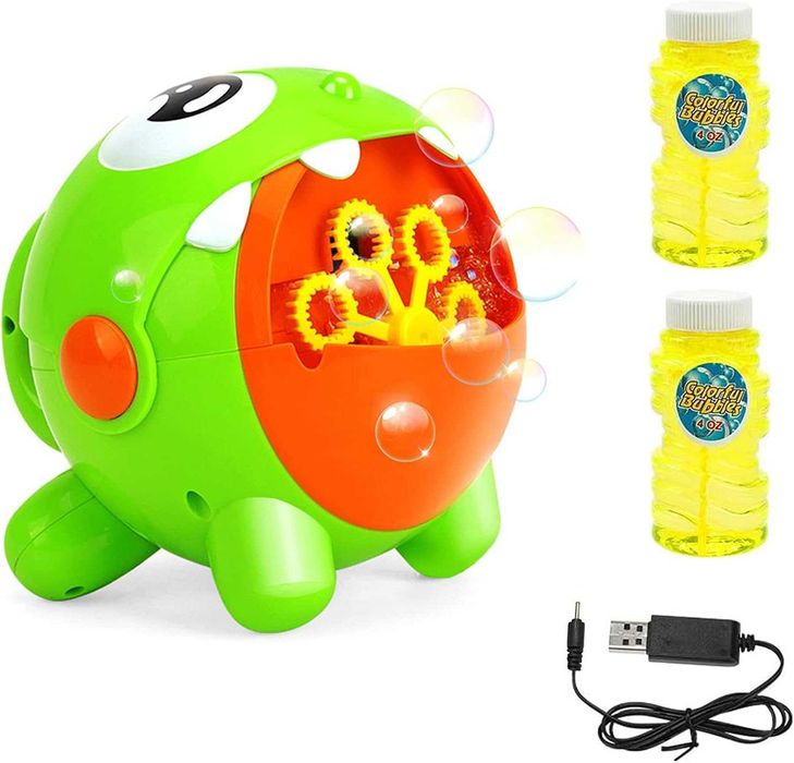 Automatyczna Maszynka Do Robienia Baniek Mydlanych + 2 Płyny