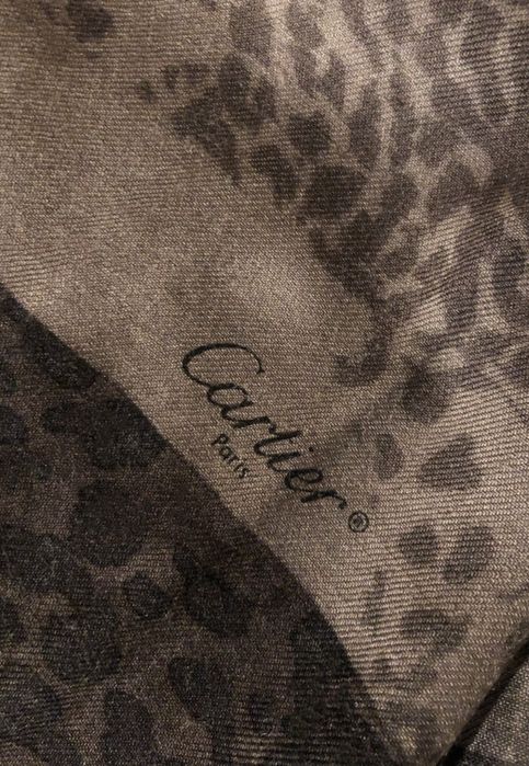 Echarpe da CARTIER em lã/seda/caxemira nova sem etiqueta