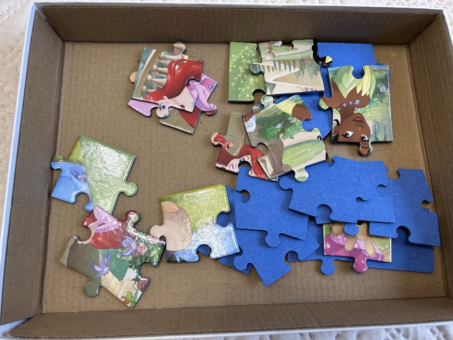 Puzzle dla dzieci, 3 Plus, z księżniczkami, firma King