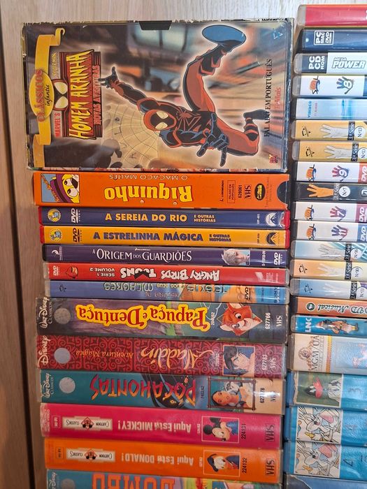 Conjunto VHS + Dvd + PC