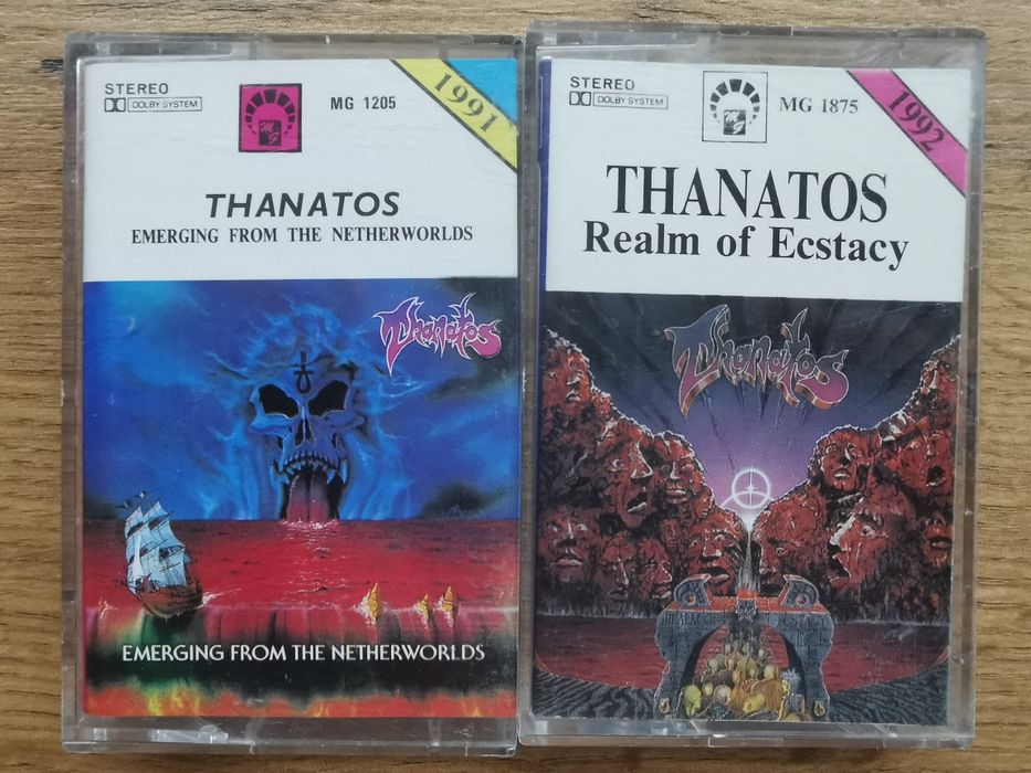 Thanatos – Komplet 2 kaset magnetofonowych (MG Records 1991/1992) Death
