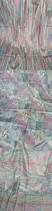 Tecidos vários para fazer cortinados, colchas, forrar cadeiras/sofás.