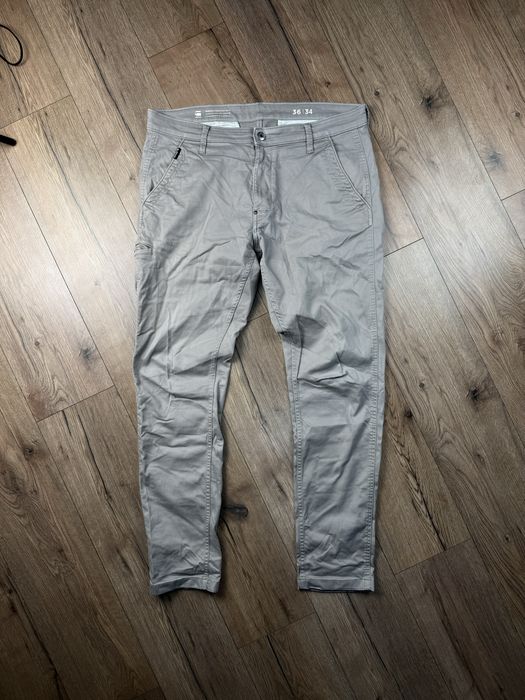 Брюки чинос G-Star RAW 36/34 сірі штани джинси оригінал cargo casual