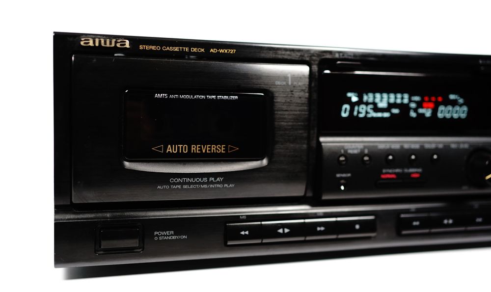 Zaawansowany magnetofon AIWA AD-WX727 XH Pro AMTS Dolby B C