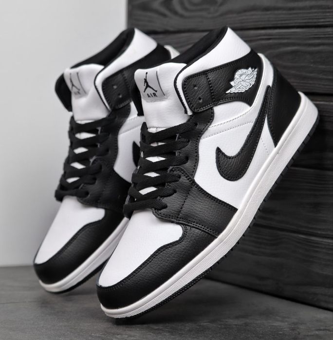 NlKE Jordan 1 Зима с мехом 2 колори Кожа Акція