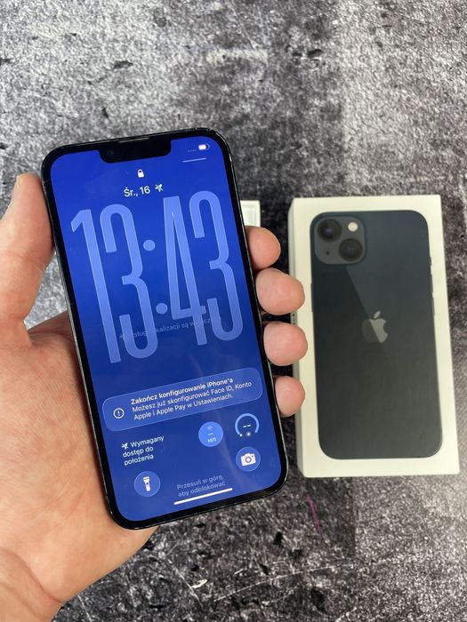 iPhone 13 256GB Midnight – Stan BDB / Pudełko / Bez Blokad
