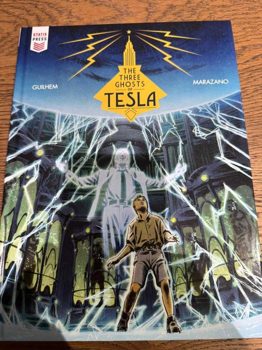Comic Titan Comics - BD The Three Ghosts of Tesla de Guilhem Marazano