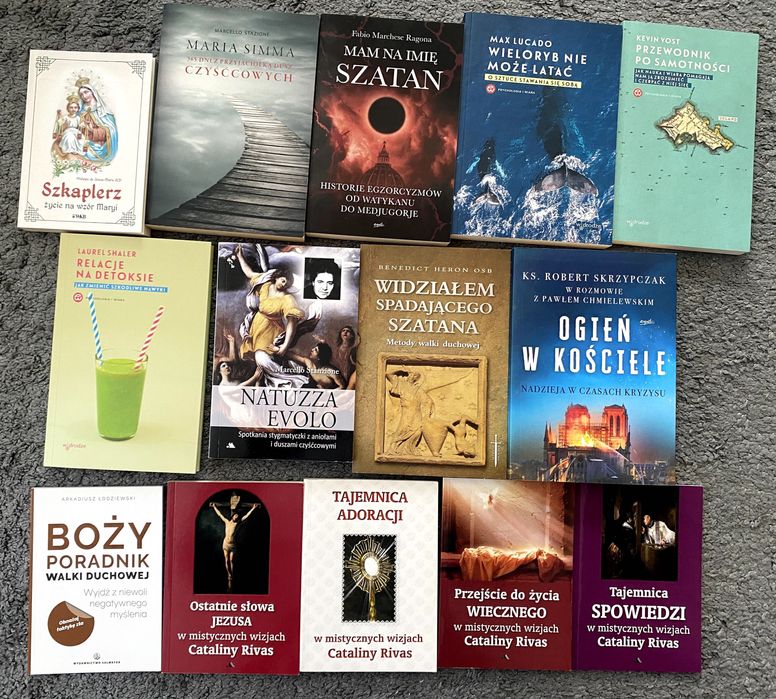 Zestaw książek - 90 sztuk