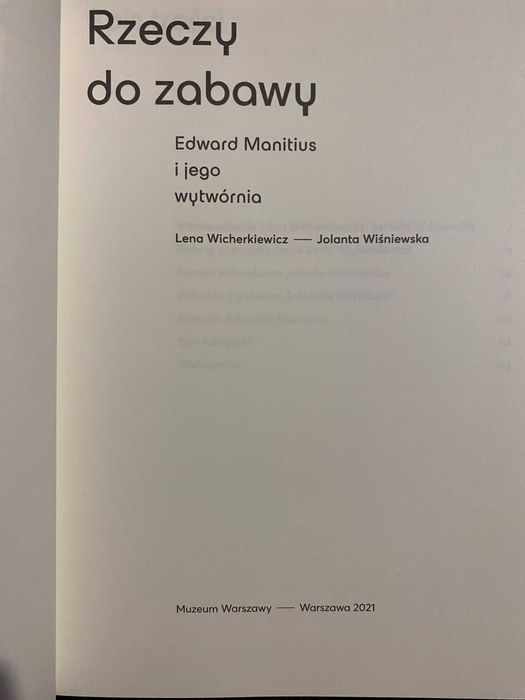 Rzeczy do zabawy. Edward Manitius i jego wytwórnia