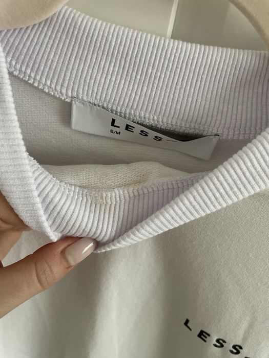 Nowa bluza less s/m biała