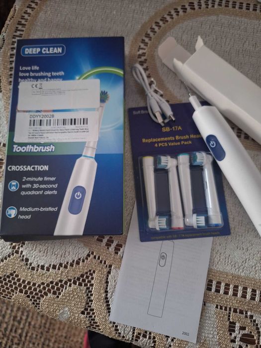 Obrotowa Soniczna szczoteczka do zębów – odpowiednik Oral-b - nowa