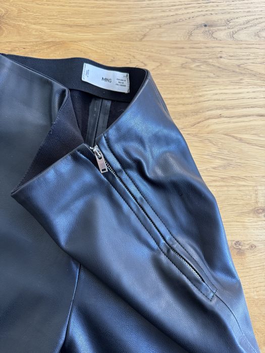 Шкіряні штани Mango