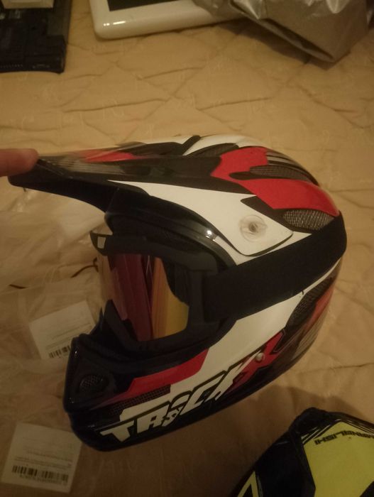 Capacete enduro motocross btt