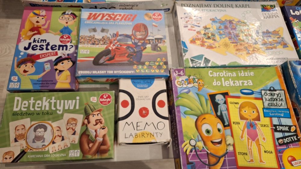 Gry edukacyjne różne cena za wszystkie