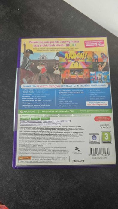 gra na xbox 360  just dance kids