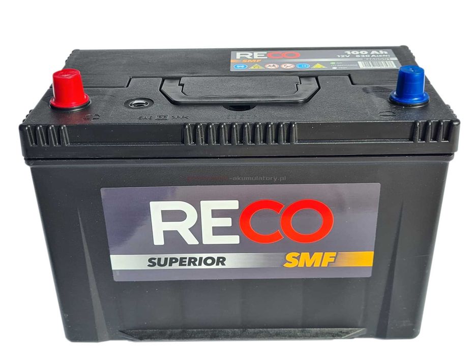 Akumulator RECO 100Ah 830A JAPAN P+/L+ Wyszogrodzka 26 Darmowa dostawa
