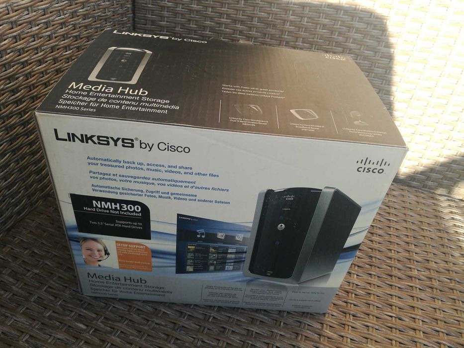 Dysk sieciowy Linksys CISCO NMH300 Media Hub używane urządzenie w bardzo dobrym stanie