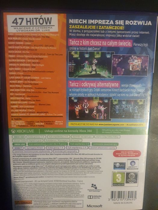 Just Dance 2014 Pl Xbox360 jak nowa kinect