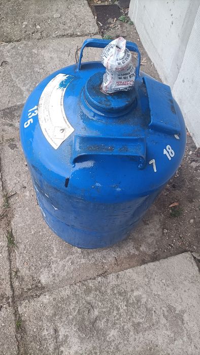 Butla gazu 11 kg bez kołnierza