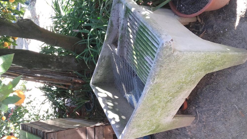 Tanque cimento usado