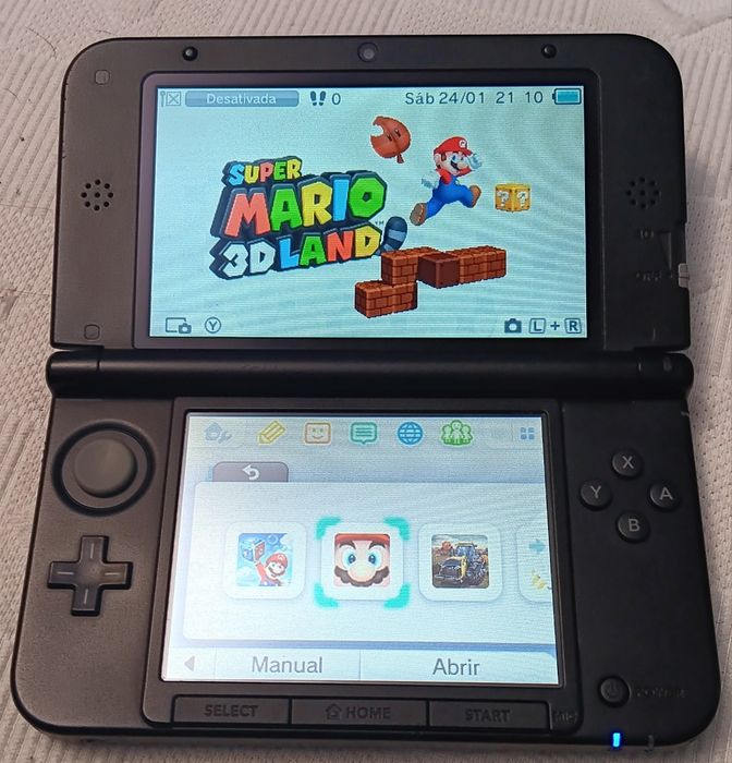 Nintendo 3DS XL + 7 Jogos RESERVADO