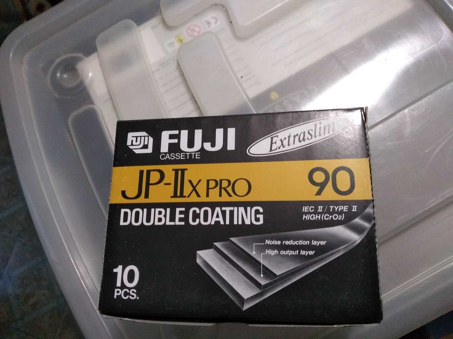 Cassetes de áudio VINTAGE, FUJI JP-IIx PRO 90, NOVAS!