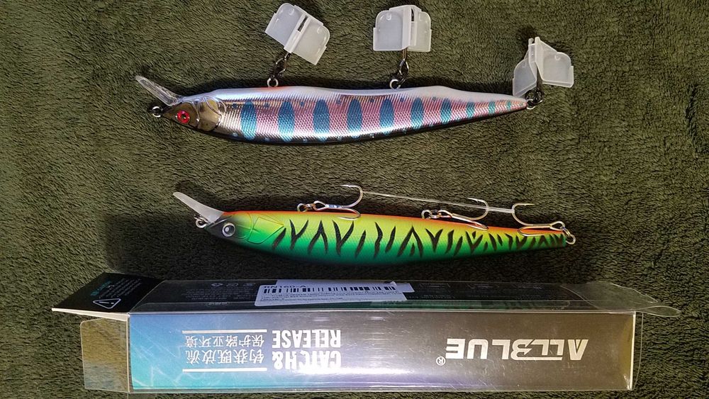 Воблер Allblue KRAKEN 160 (схожий на Jackall MagSqua 160) та воблер схожий на Megabass Kanata 160