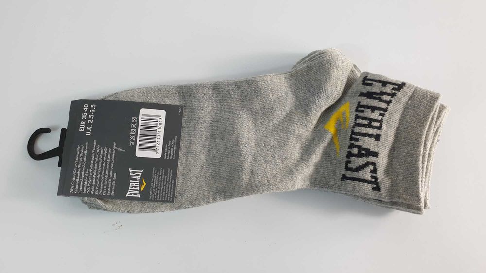 Skarpety stopki Everlast 35-40 szary