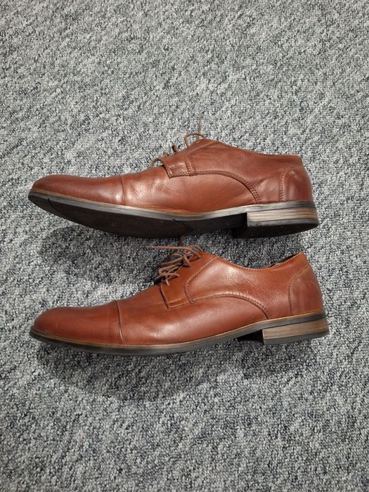 Buty męskie Gino Rossi skórzane brązowe r. 44