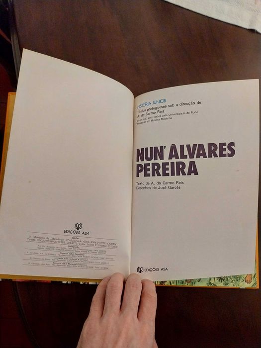 Nun’Álvares Pereira, História Júnior, livro Edições Asa