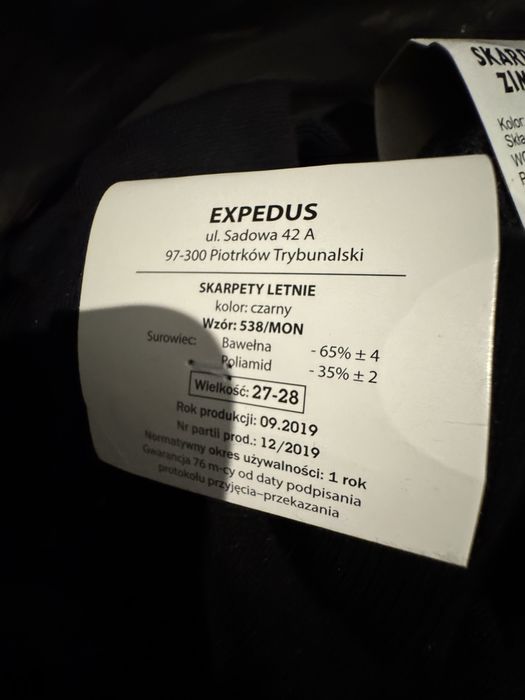 Skarpety wojskowe mon