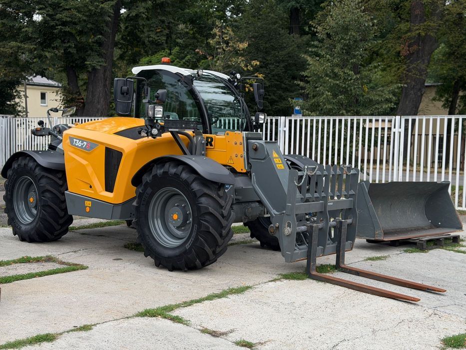 Liebherr Ładowarka Teleskopowa T36-7s  Tylko 250 Mth | Najbogatsza wersja wyposażenia | Łyżka + Widły