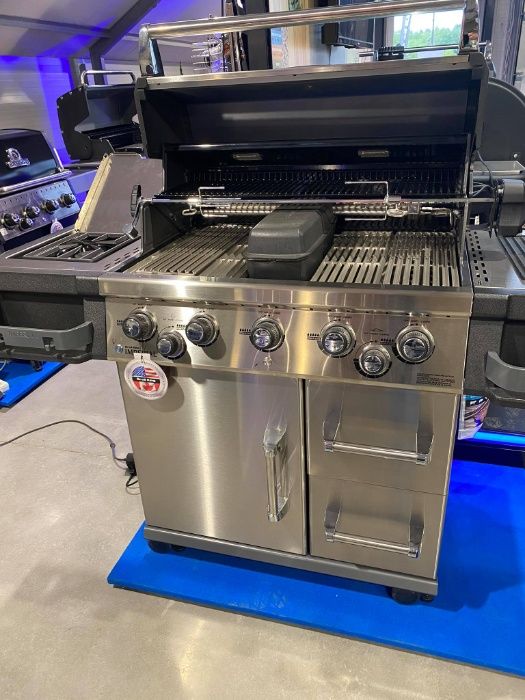 Grill gazowy Broil King Imperial S590 kuchenka rożen ruszt kuty led !!