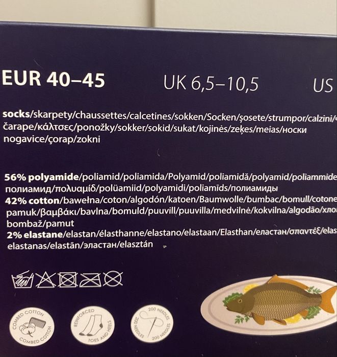 Soxo skarpetki karp wigilijny 40-45