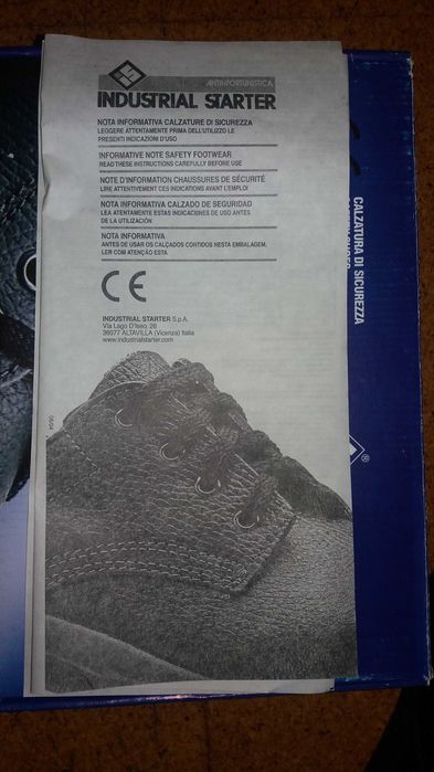 Sapatos de Trabalho NOVOS com Biqueira Aço! Pretos NR 39