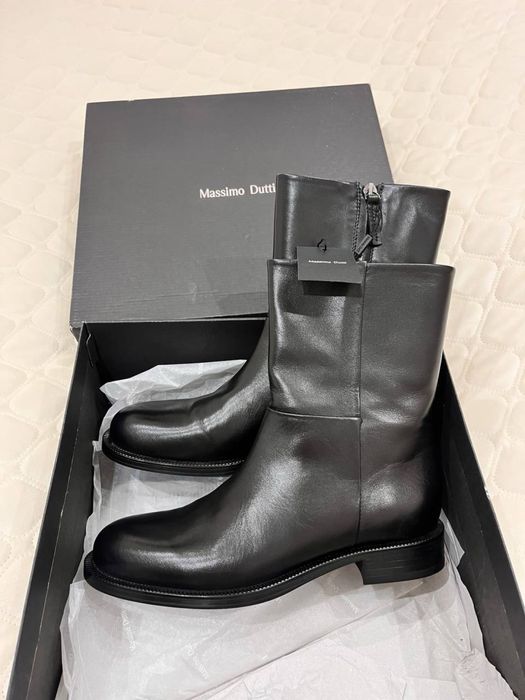 Шкіряні черевики Massimo Dutti 38