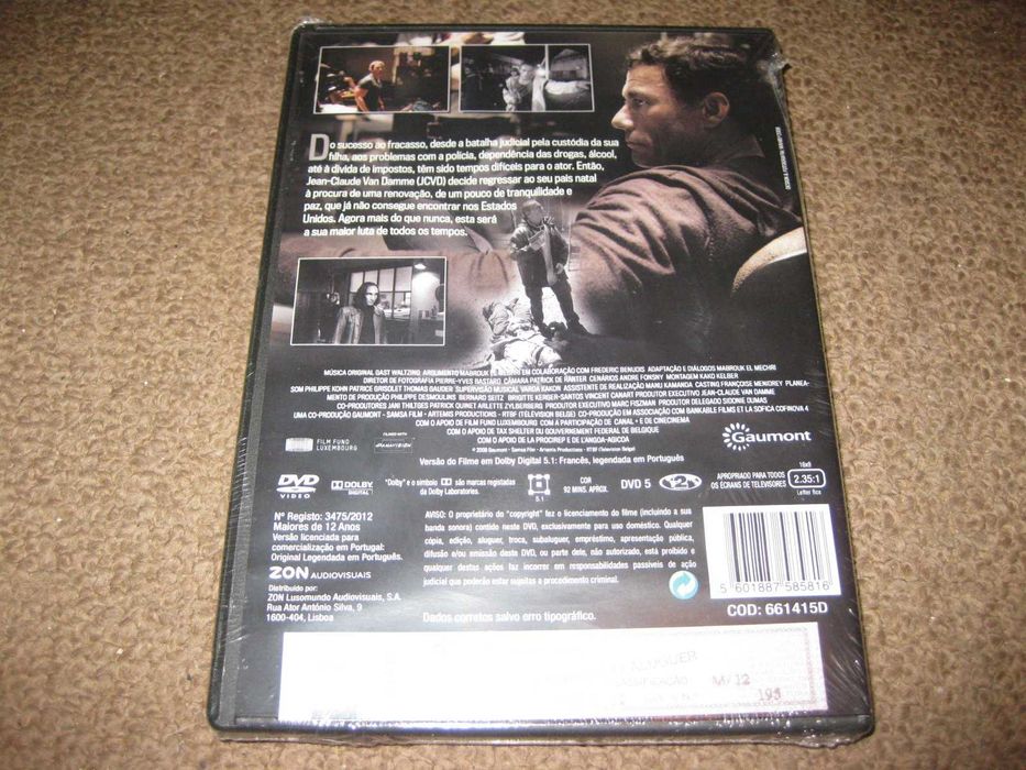 DVD "JCVD" com Jean-Claude Van Damme/Selado/Raro!