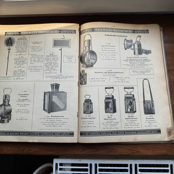 Antyczny katalog Leo Ross Berlin H36 ok.1936–maszyny budowlane, narzęd