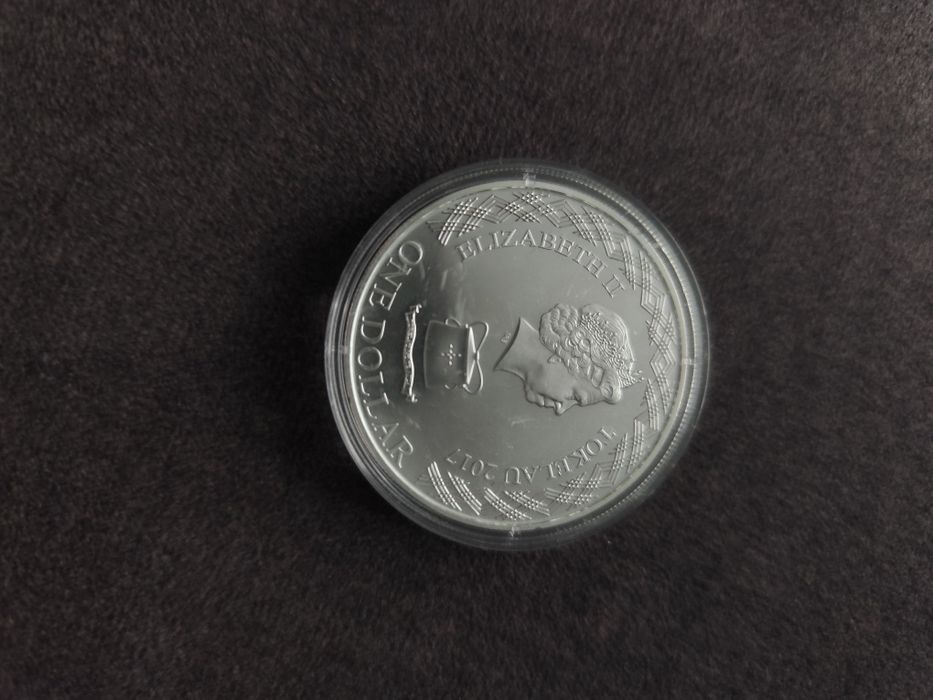 Moneta one dollar Elizabeth II Tokelau 2017