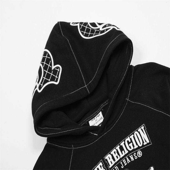 Худі True Religion x Sixpm кофта чорна hoodie тру реліжн 6pm y2k sk8